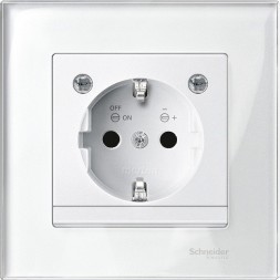 Рамка Merten M-Elegance Белый бриллиант 1 пост MTN404119