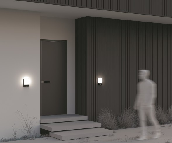 Уличный настенный светильник Outdoor O448WL-L9GF3KSR