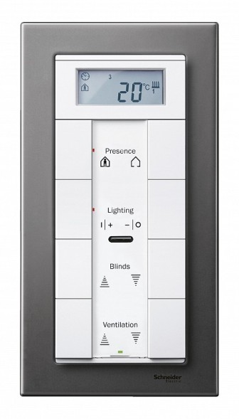 Рамка Merten M-Elegance Серый родий 2 поста MTN403814