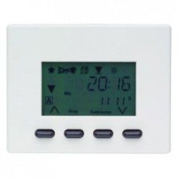 Таймер Berker Arsys полярная белизна с блеском RolloТec "Комфорт" с дисплеем и подключением датчика 17750069