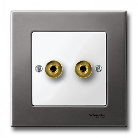 Накладка Merten M-серия для разъема для громкоговорозетки MTN468819