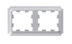 ATN100302 2-постовая РАМКА АЛЮМИНИЙ, AtlasDesign Antique Schneider Electric