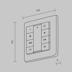 Панель управления Lighting control 721053