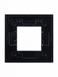 Рамка ABB Zenit Кофейное стекло 1 пост 2CLA227100N3701 N2271 CC