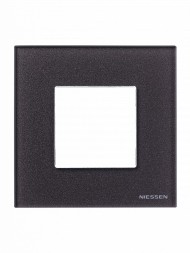 Рамка ABB Zenit Кофейное стекло 1 пост 2CLA227100N3701 N2271 CC