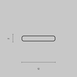 Профиль Led Strip ALM-1202-S-2M