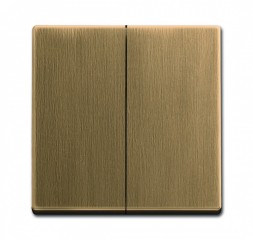 Клавиша ABB Династия Латунь античная для 2-клавишных выключателей/переключателей/кнопок 2CKA001751A3117 1785-840-500