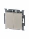 Механизм переключателя ABB Basic 55 слоновая кость двухклавишный 1-полюсного выключателя с клавишей 2CKA001012A2148 2006/5 UC-92-507