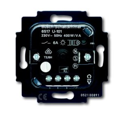 Механизм светорегулятора ABB Busch-Jaeger для ламп накаливания 60-600 Вт/ВА 2CKA006515A0840 2250 U-507