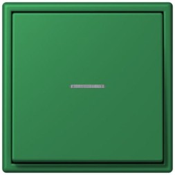 Клавиша Jung Les Couleurs® Le Corbusier vert fonce для выключателя/кнопки с окошком для подсветки LC990KO532050