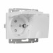 Розетка двойная влагозащ. с зазем. с защит. крышками и шторками (белый) Werkel W1172201