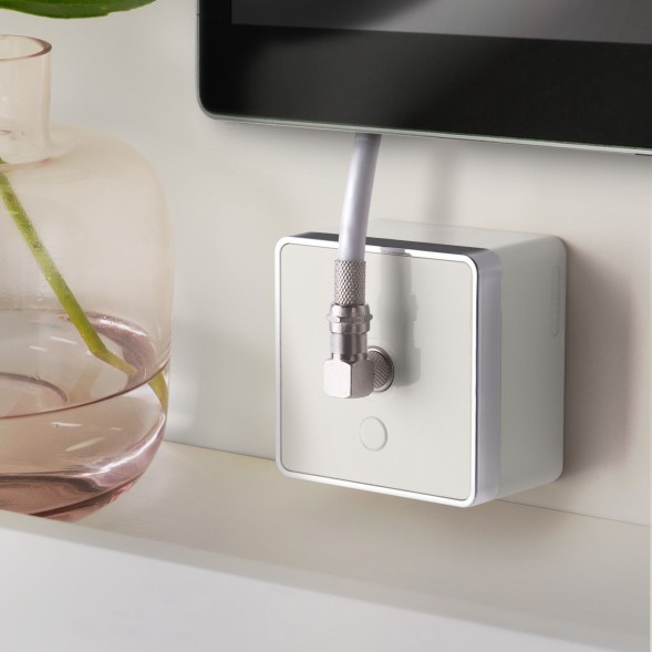 ТВ-розетка оконечная Gallant (слоновая кость) Werkel W5083003