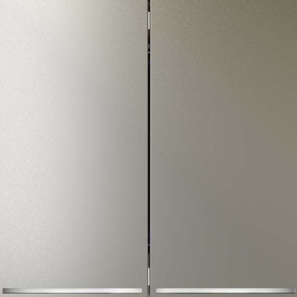 Выключатель встраиваемый VOLTUM S70 двухклавишный с подсветкой 10А, (шелк)