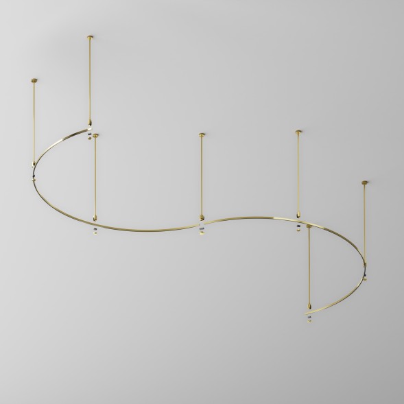 Шинопровод накладной/подвесной Technical TRX154-2SR-D1800-BS