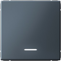 Одноклавишный выключатель с подсветкой (Грифель) Schneider Electric Systeme Art Gallery GAL000713