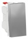 Переключатель Schneider Electric Unica Modular Алюминий 1-клавишный, сх. 6 10 AX, 250 В, 1 Модуль NU310330
