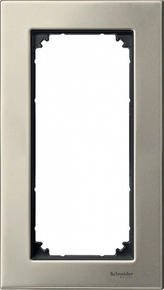 Рамка Merten M-Elegance Титан 2 поста MTN403805