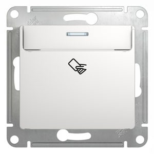 Карточный Выключатель, механизм Schneider Electric Glossa Белый GSL000169