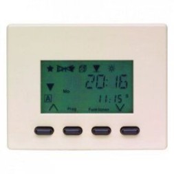 Таймер Berker Arsys белый с блеском RolloТec "Комфорт" с дисплеем и подключением датчика 17750002