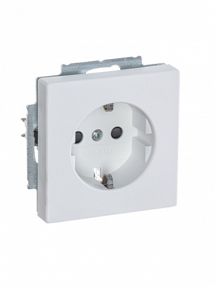 Розетка ABB белый бархат SCHUKO 16А 250В с защитными шторками 2CKA002013A5373 20 EUCKS-884-500