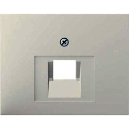 Накладка на розетку информационную Berker K.5 скрытый монтаж бежевый 14077002