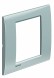 Рамка Bticino LivingLight Квадрат Алюминий 3+3 модуля LNA4826TE