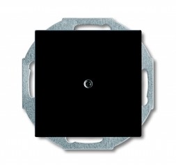 Заглушка с суппортом ABB Basic 55 chateau-black 2CKA001715A0315 2538-95-507