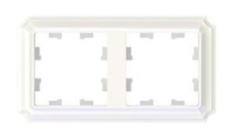 ATN100402 2-постовая РАМКА ЖЕМЧУГ, AtlasDesign Antique Schneider Electric