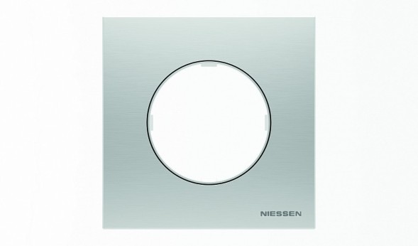 Рамка ABB Skymoon Нержавеющая сталь 1 пост 2CLA867100A4001 8671 OX