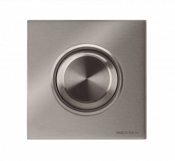 Рамка ABB Skymoon Нержавеющая сталь 1 пост 2CLA867100A4001 8671 OX