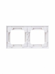 Рамка ABB Levit Белый / Белый 2 поста 2CHH015020A6003 3901H-A05020 03W