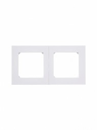Рамка ABB Levit Белый / Белый 2 поста 2CHH015020A6003 3901H-A05020 03W