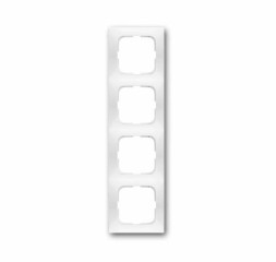 Рамка ABB Spring Альпийский белый 4 поста 2CKA001725A1477 1724-214