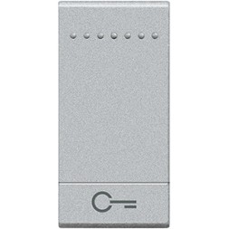 Клавиша Bticino Living Light Алюминий Ключ, 1 модуль NT4915FN