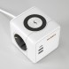 Розеточный блок 3-местный + 3×USB + беспроводная зарядка Werkel W6513501