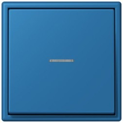Клавиша Jung Les Couleurs® Le Corbusier bleu ceruleen 31 для выключателя/кнопки с окошком для подсветки LC990KO532030
