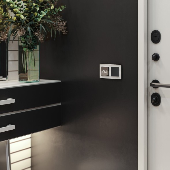 Умный сенсорный терморегулятор для теплого пола черный Werkel W1151208