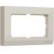 Рамка из пластика для двойной розетки Stark слоновая кость Werkel W0081803