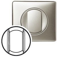 Лицевая панель Legrand Celiane титан выключателя со шнуром 068308