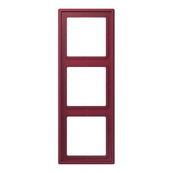 Рамка Jung Les Couleurs Le Corbusier Le rubis 3 поста LC9834320M