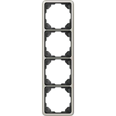 Рамка Jung CD 500 Платина 4 поста CD584PT