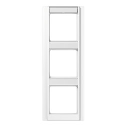 Рамка Jung A 500 с шильдиком Белый 3 поста вертикальная A583NAWW