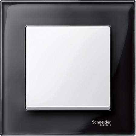 Рамка Merten M-Elegance Черный оникс 1 пост MTN404103