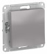 Одноклавишный выключатель Schneider Electric Atlasdesign Алюминий сх.1, 10АХ, механизм ATN000311