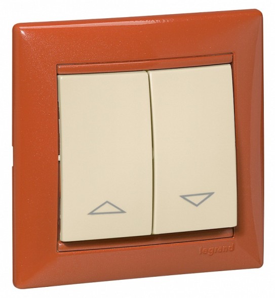 Выключатель жалюзийный Legrand Valena (механич. блокировка) 774304
