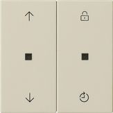 Накладка управления Gira Кремовый глянцевый Memory 536301