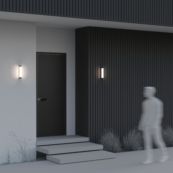 Уличный настенный светильник Outdoor O482WL-L12B3K