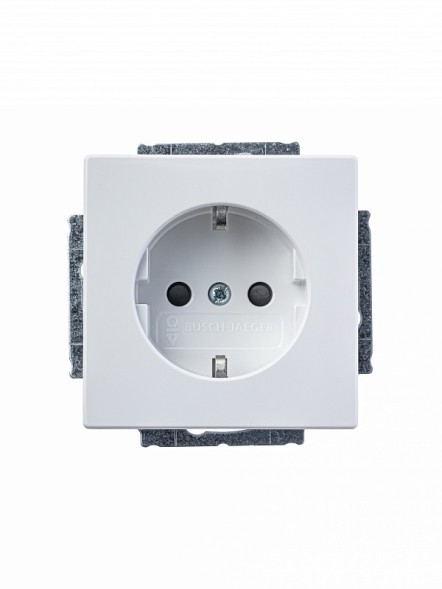 Розетка ABB Future davos/альпийский белый SCHUKO 16А 250В с защитными шторками 2CKA002013A5372 20 EUCKS-84-500