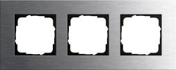 Рамка Gira Esprit Сталь 3 поста 0213219