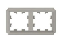 ATN100502 2-постовая РАМКА ШАМПАНЬ, AtlasDesign Antique Schneider Electric
